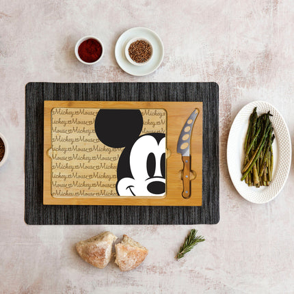 Mickey Mouse - Icon Glass Top Cutting Board & Knife Set