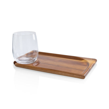 Rectangle Wine Appetizer Plate Set of  Four