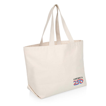 America 250 - XL Canvas Tote Bag Made in USA