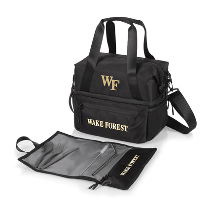 Wake Forest Demon Deacons Tarana Recycled Lunch Bag Cooler w Utensils