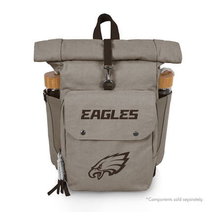 Philadelphia Eagles - Carmel Roll Top Picnic Backpack Cooler