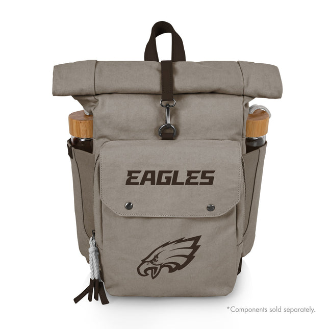 Philadelphia Eagles - Carmel Roll Top Picnic Backpack Cooler