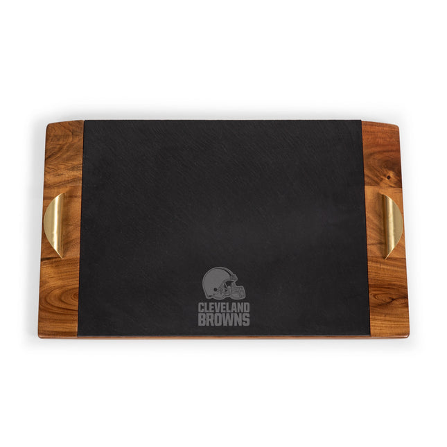 Cleveland Browns - Covina Acacia and Slate Serving Tray