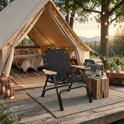 Lux Woven Camp Chair