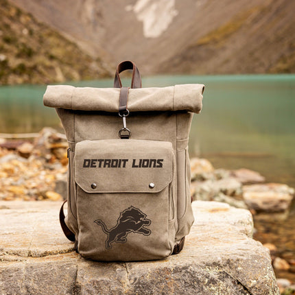 Detroit Lions - Carmel Roll Top Picnic Backpack Cooler