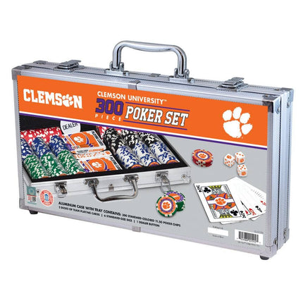 Clemson Tigers 300 Piece Poker Set