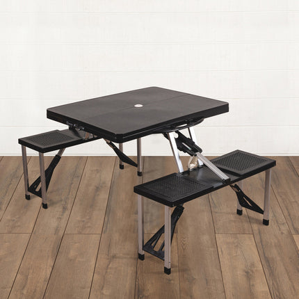 Picnic Table Portable Folding Table w Seats