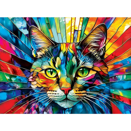 Stained Glass - 500 Piece Jigsaw Puzzles 4 Pack
