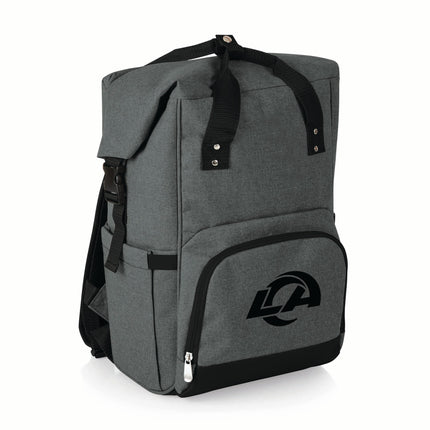 Los Angeles Rams - On The Go Roll-Top Backpack Cooler