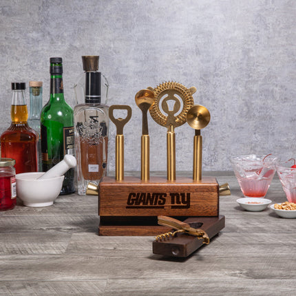 New York Giants - Sidecar 5-Piece Bar Tool Set