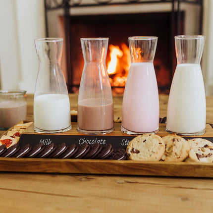 Cava Wine Tasting Kit with 4 Glass Carafes