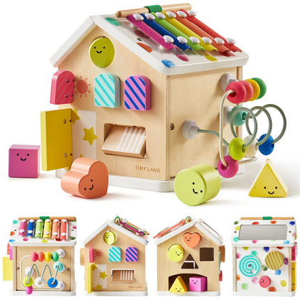 Tiny Land Cottage Activity Cube - Rainbow
