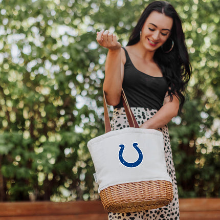 Indianapolis Colts - Pico Willow and Canvas Lunch Basket