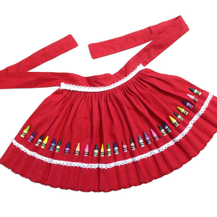 Red Crayon Apron Set