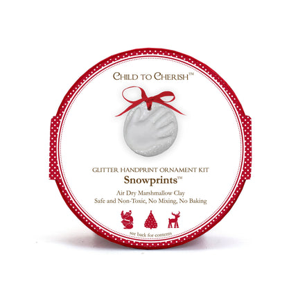 Snowprints Handprint Ornament Kit