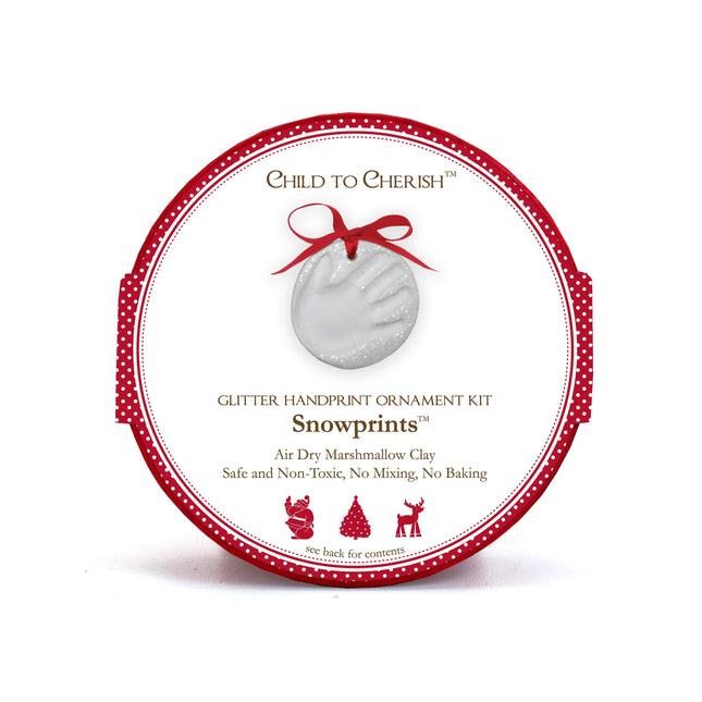Snowprints Handprint Ornament Kit
