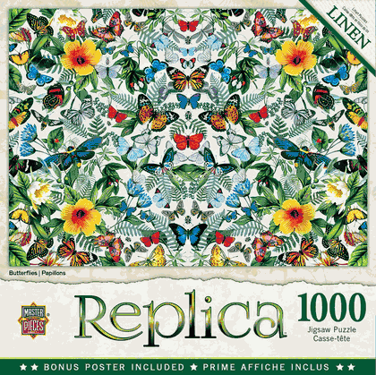 Replica Butterflies 1000 Piece Puzzle