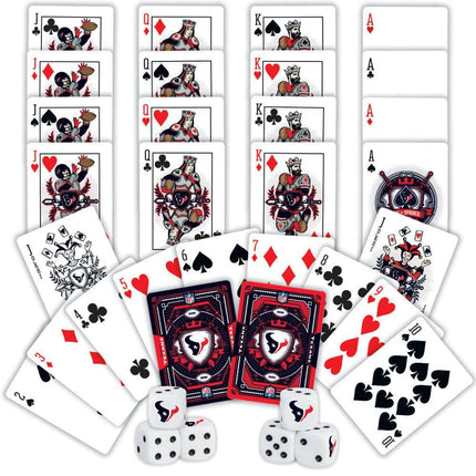 Houston Texans - 2-Pack Playing Cards & Dice Set