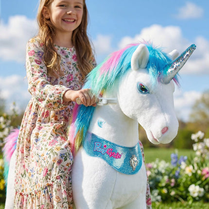 Model Y® Unicorn Ride-On Toy Age 4–7 – Rainbow