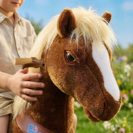 Model Y® Horse Ride-On Toy Age 4–7 – Brown