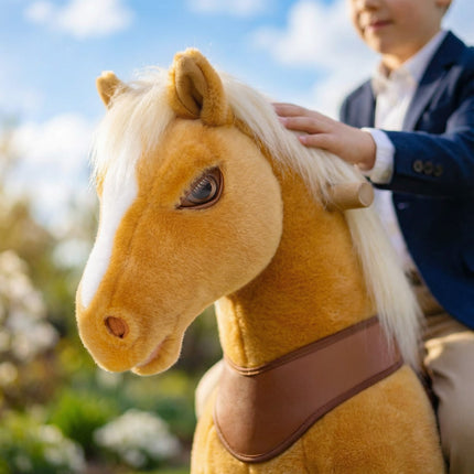 Model Y® Horse Ride-On Toy Age 3–4 – Light Brown