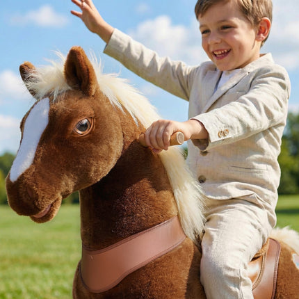 Model Y® Horse Ride-On Toy Age 3–4 – Brown