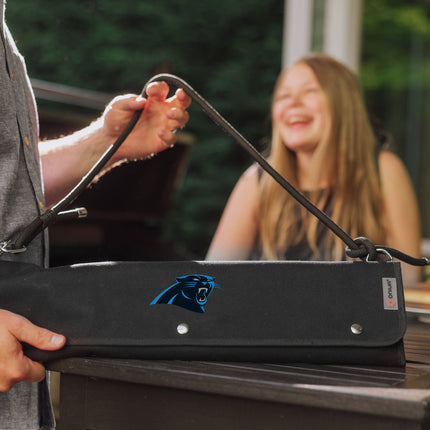 Carolina Panthers - BBQ Roll Up 3 Piece Set