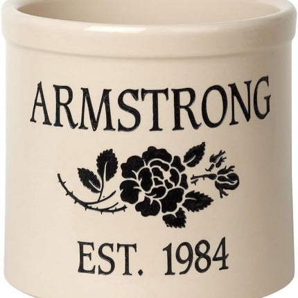Personalized Rose Stem Crock