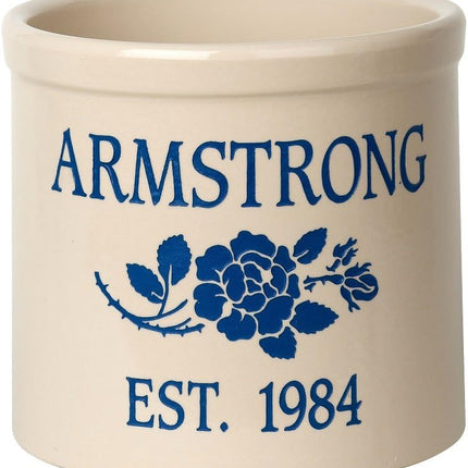 Personalized Rose Stem Crock