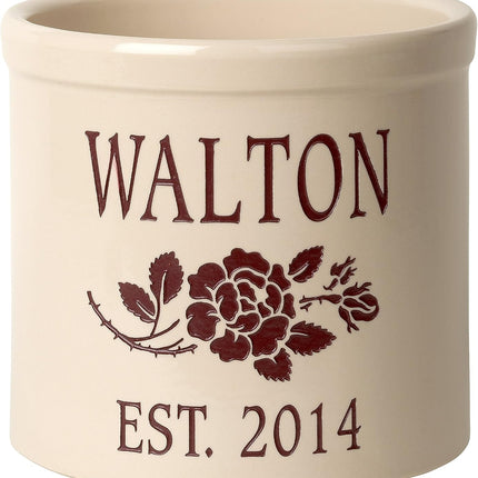 Personalized Rose Stem Crock
