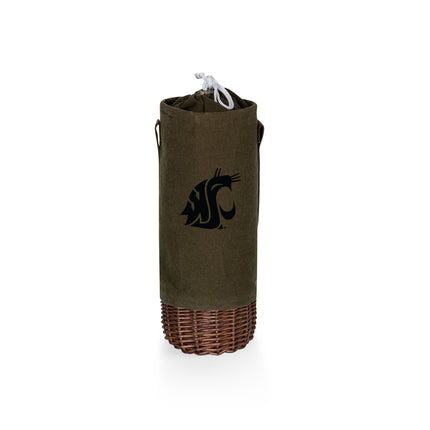 Washington State Cougars Malbec Insulated Canvas Wine Bottle Basket
