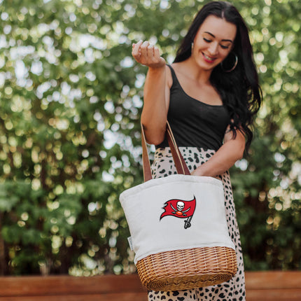 Tampa Bay Buccaneers - Pico Willow and Canvas Lunch Basket