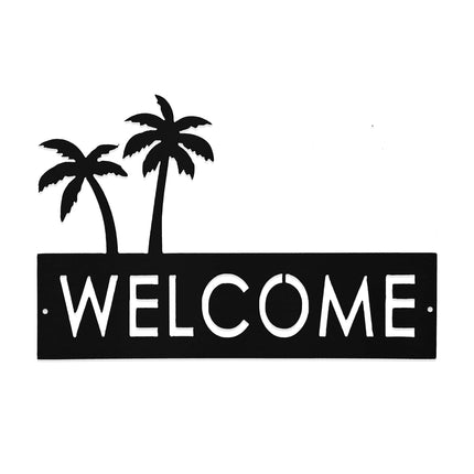 Circular Landscape Address Plaque for House Numbers - 4 Styles