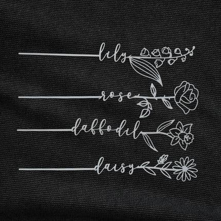 Flower Pick- Set of 3 Metal Flowers
