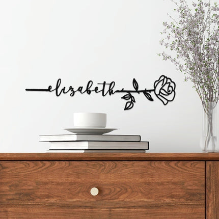 Flower Pick- Set of 3 Metal Flowers