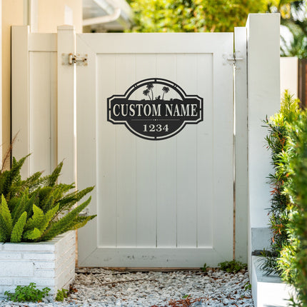Home on the Range Oversized Address Plaque - House Number Sign