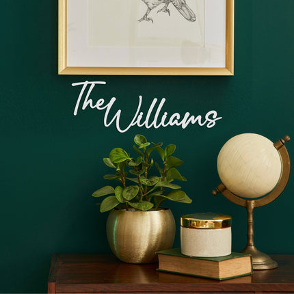 Signature Family Name Signs for Outdoors