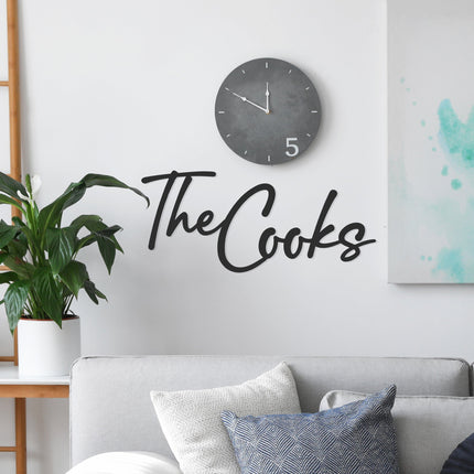 Signature Family Name Signs for Outdoors