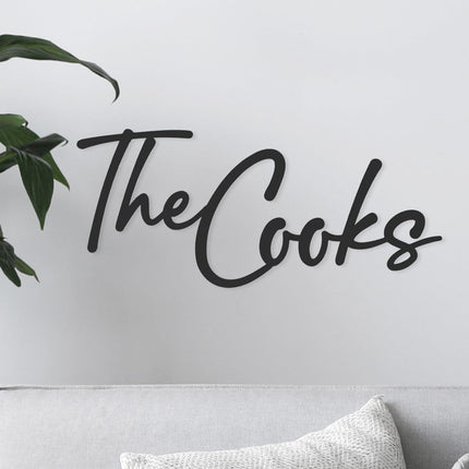 Signature Family Name Signs for Outdoors