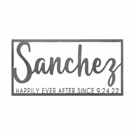 This is Us Family Name Sign - House Name Sign Metal Wall Decor