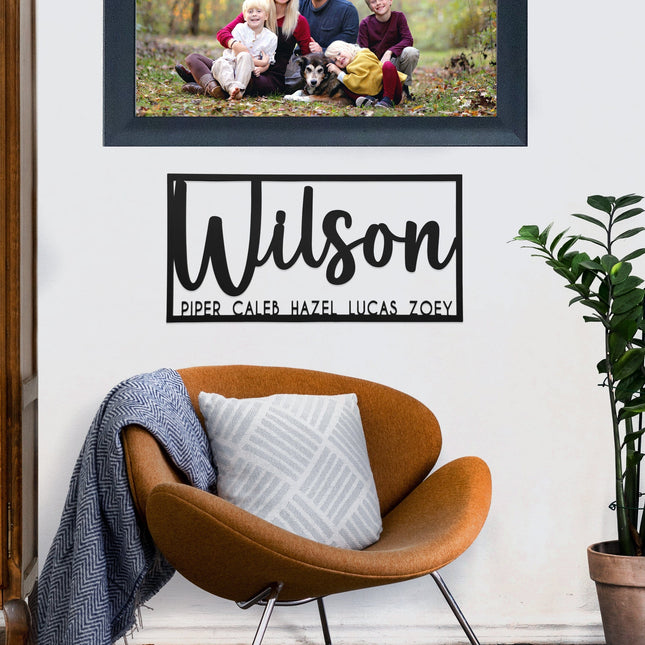 This is Us Family Name Sign - House Name Sign Metal Wall Decor