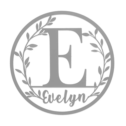 Vine Outdoor Monogram Wreaths for Front Door