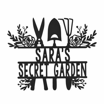 Find Me In The Garden Custom Sign - 2 Styles - Personalized Gardening Decor Outdoor Signs