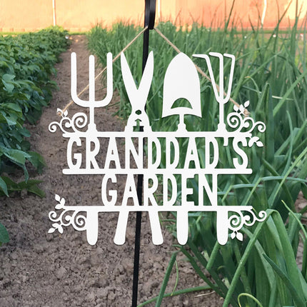 Find Me In The Garden Custom Sign - 2 Styles - Personalized Gardening Decor Outdoor Signs