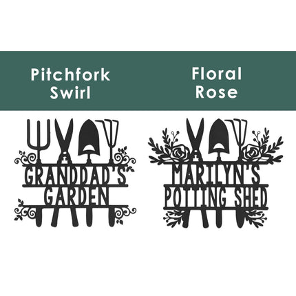 Find Me In The Garden Custom Sign - 2 Styles - Personalized Gardening Decor Outdoor Signs