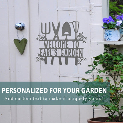 Find Me In The Garden Custom Sign - 2 Styles - Personalized Gardening Decor Outdoor Signs