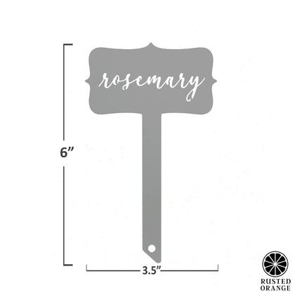 Window Garden Markers - Herb Garden Plant Identification Stakes