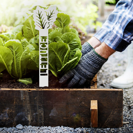 Green Garden Plant Stakes - Set Of  5