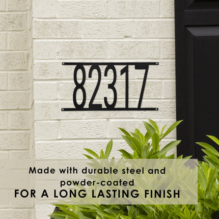 Simple Address Plaque - 3 Sizes - Address Numbers for Outside
