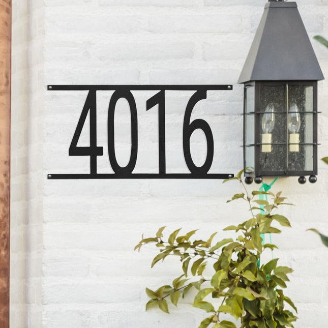 Simple Address Plaque - 3 Sizes - Address Numbers for Outside